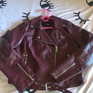 Fashion nova leather jacket